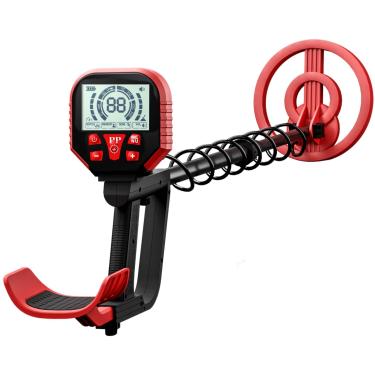Imagem de Detector de metais profissional 2025, impermeável, haste ajustável, chip DSP avançado com LCD, 1 kg leve para exploração de praia e quintal
