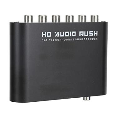 Imagem de Generic Conversor de áudio Digital para Analógico, Decodificador Estéreo de 5.1 Canais para Sala de Concertos/cinema, Relação de Ruído 120dB (Host+USB+Fibra óptica)