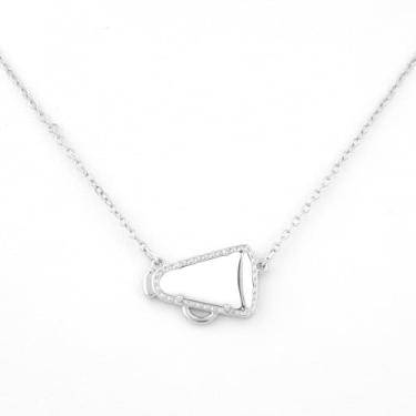 Imagem de Colar de torcida, presente de líder de torcida, prata para mulheres, presentes de torcida, pingente, berloque, acessórios de joias para mulheres, presentes de mamãe