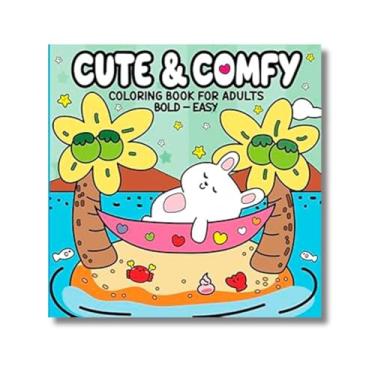 Imagem de Livro de Colorir Cute & Comfy Com 32 Páginas (Verde)