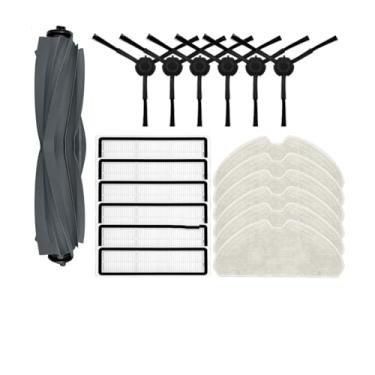 Imagem de Compatible With Compatible With Dreame Bot D10s / D10s Pro/ F9 Pro (Black/White) Robot Vacuum Cleaner Spare Parts Main Side Brush Hepa Filter Mop Pad(Set 12)