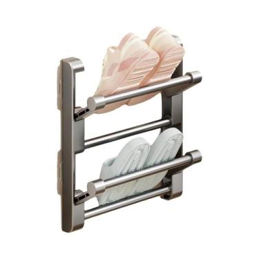 Imagem de Organizador De Sapatos Montado Na Parede, Suporte Para Chinelos, Organ