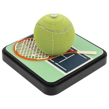 Imagem de Calendário 3D 2026, calendário criativo com luz LED, calendário de mesa 3D com gerenciamento eficiente de tempo, alívio de estresse para baterias de mesa de escritório em casa não incluídas (bola de