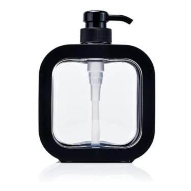 Imagem de Dispenser Para Sabonete Liquido Shampoo 500/300 ML, Ideal for Home & Small Living Spaces(Preto 500ml,3 Unidades)