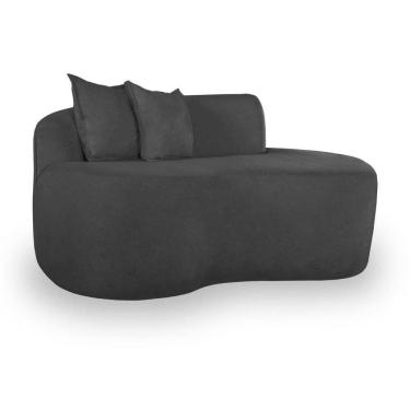 Imagem de Sofá Orgânico Sala E Recepção Bouclé Cor:cinza