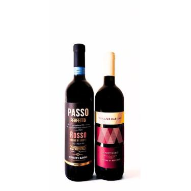 Imagem de 2 Vinhos Tintos Italianos Passo e San Martino 750ml