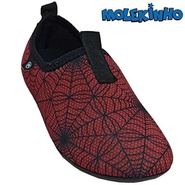 Imagem de Tênis Infantil Molekinho Meia Conforto Vermelho 24