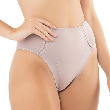 Imagem de Calcinha Alta DelRio 50614 Microfibra T. P/EG, M, 1207, Qz, Quartz