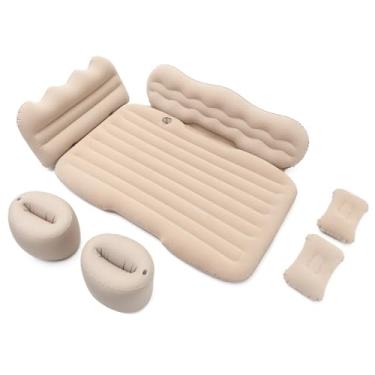 Imagem de Colchão de Ar Inflável para Carro Cama Viagem Lar Camping Atrás Flockado Plus SUV