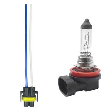 Imagem de Soquete para Lampada H11 + Lâmpada Halogena H11 - Tech One