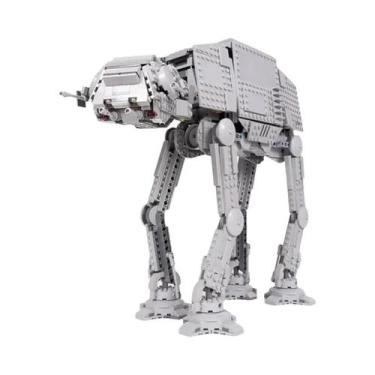 Imagem de Blocos De Montar Disney 1267 Peças Hoth Battle AT-AT Snowmobile Moto D