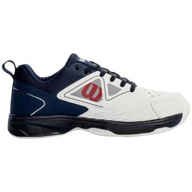 Imagem de Tênis Wilson Slice 3.0 All Court Juvenil e Adulto Branco e Marinho-Masculino