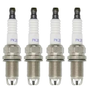 Imagem de Vela de ignição 90919-01194 PK20TR11 compatível com Alfa Romeo 145 146 147 155 156 GT GTV Toyota Camry Supra Avensis 3S-FE Lexus GS 1.8L 2.0L Velas de ignição de peças automotivas (6 peças)