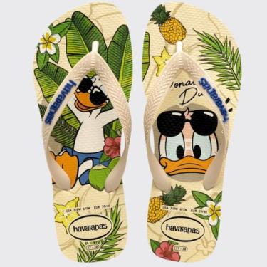 Imagem de Chinelo Meninas de Dedo Casual Havaianas Baby Top Classics Pato Donalt