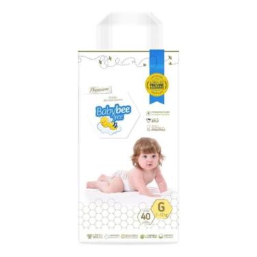 Imagem de Kit c/ 3 Fraldas Baby Bee Dermoprotetor G