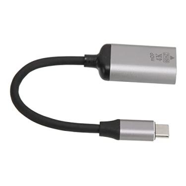 Imagem de Luqeeg USB C para Mini DisplayPort 4K 60Hz Adaptador Plug and Play de Alumínio Elegante para Laptop Tablet Projetor de TV