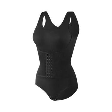 Imagem de Body Shaper Feminino Com Controle De Barriga, Cinta Com Zíper, Modelad