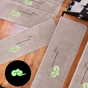 Imagem de KIDYBO Tapete de escada para degraus de madeira, tapete antiderrapante para degraus de escada 15 peças, tapete antiderrapante para escadas, 55 x 22 cm, tapete antiderrapante