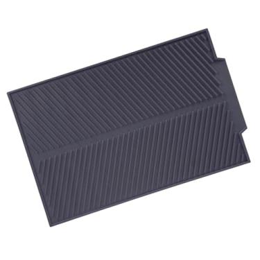 Imagem de Cryfokt Purifique a Almofada de Secagem do Prato da Esteira do Dreno Silicone para o Presente Armazenamento da Cozinha, Esteira Resistente Ao Calor Retângulo para o Refrigerador ou o Congelador