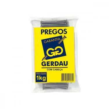 Imagem de Prego Gerdau Com Cabeca 26X84 (7,60X193mm) (7,60X193mm) 1Kg, 1QUILO