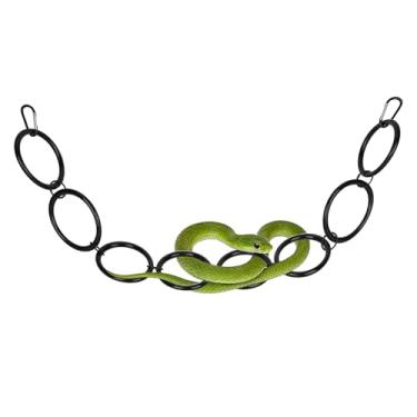 Imagem de Anéis Escalada para Cobra, 8 Anéis Brinquedos Enriquecimento Répteis Decoração Terrário Acessórios Habitat para Todos os Tipos de Répteis Pequenos