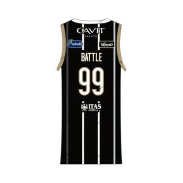 Imagem de Camisa De Treino De Basquete Adulto E Infantil Preta Com Estampa 3D FO