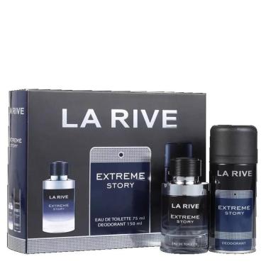 Imagem de KIT EXTREME STORY LA RIVE PERFUME MASCULINO EAU DE TOILETTE 75ML DESODORANTE 150ML-Masculino