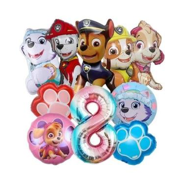 Imagem de Balões De Alumínio Patrulha Canina Ryder Skye Chase Para Decoração De 