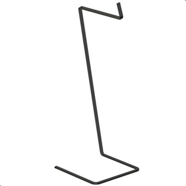 Imagem de Porta Papel Higiênico Suporte Papel de Chão Preto Fosco Yiwu