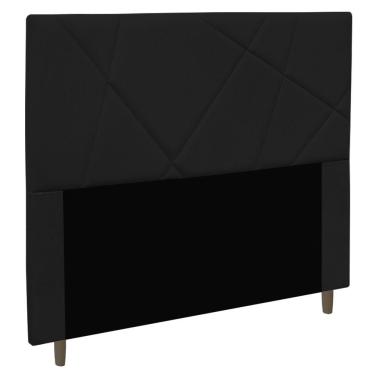 Imagem de Cabeceira Cama Box Casal Queen Size Mali 160Cm Preto