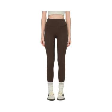 Imagem de Calças De Yoga De Veludo plus Size De Cintura Alta Para Inverno, Leggi