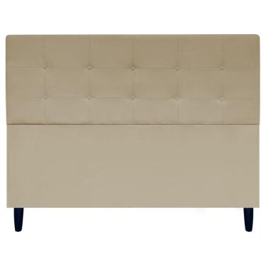 Imagem de Cabeceira Cama Ivy Para Cama Queen 160 Cm Suede Nude, Suede