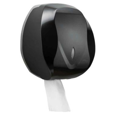 Imagem de Suporte Para Papel Higiênico De 300/500m Velox Preto Premisse