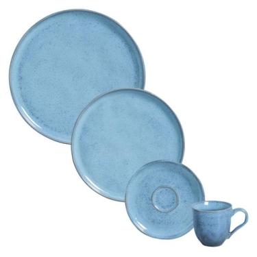 Imagem de Aparelho De Jantar 24 Peças Bio P/ 6 Pessoas Stoneware Porto Brasil Ce