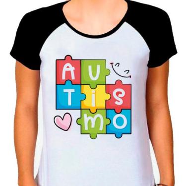 Imagem de Camiseta autista autismo moda camisa roupa feminina 01 - DESIGN CAMISE