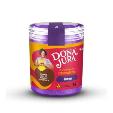 Imagem de Corante em pó Roxo Para Chocolate 5g Dona Jura