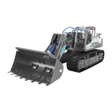 Imagem de Brinquedo Diy Escavadeira Caçamba Hidráulica Kit Com 127 Pçs - Roxo