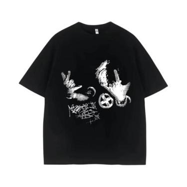 Imagem de Camiseta Unissex Gótica Punk Playboi Carti Ken Carson Em Algodão Puro 