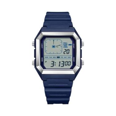 Imagem de Relógio Esportivo Masculino À Prova d'Água Com LED SANDA 6307, Relógio