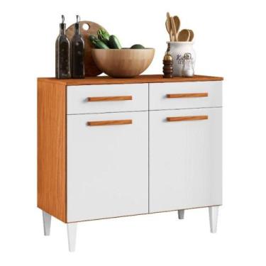 Imagem de Balcao Com Tampo 90cm 2012151 ARMoveis - Aramoveis, Cinamomo Branco