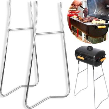 Imagem de Pé Churrasqueira a Bafo em Alumínio Super Resistente pra Churrasqueira