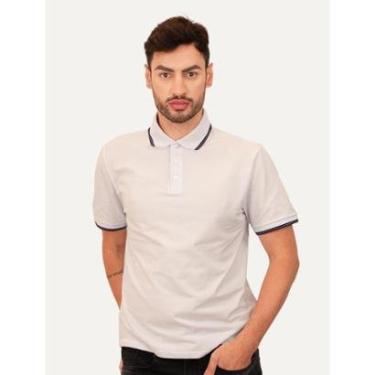 Imagem de Polo Ellus Masculina Piquet Classic Easa Tri Dark Branca-Masculino