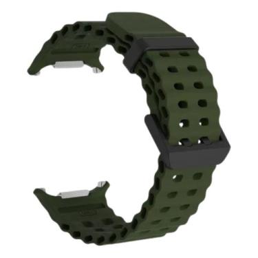 Imagem de Pulseira Poolsy Silicone Compatível Com Samsung Galaxy Watch 7 Ultra 4