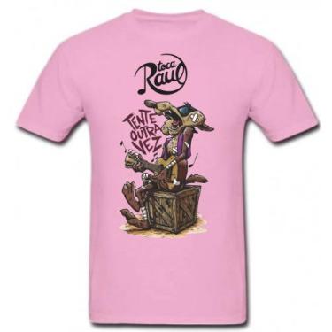 Imagem de Camiseta  Toca Raul fornecedor M&M Presentes Personalizados, Rosa, 16