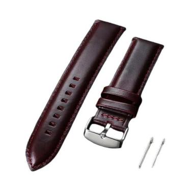 Imagem de Pulseira De Couro Genuíno Vintage Com Liberação Rápida Para Smartwatch