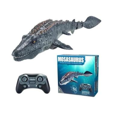 Imagem de Barco Dinossauro RC Para Crianças Com Controle Remoto 24G, Brinquedo A