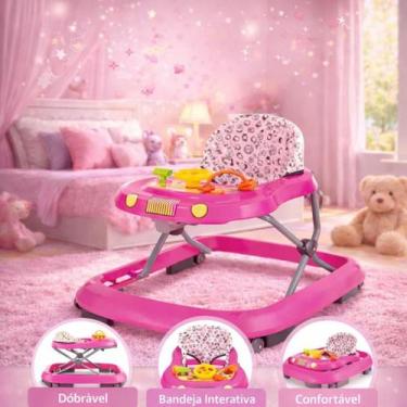 Imagem de Tutti Baby Andador Infantil Musical Safári para Bebê Menino Menina com