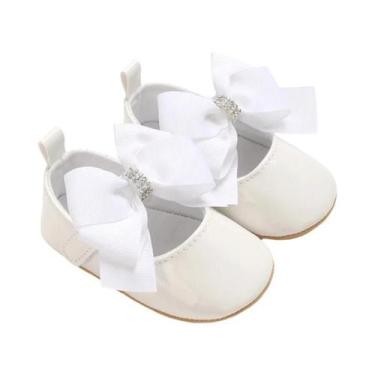 Imagem de Sapatos De Bebê Princesa Primavera Outono Com Laço De Borboleta Em PU 