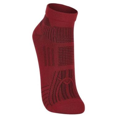 Imagem de Meia Lupo Sport Performance Cano Curto 15676-002, Vermelho queimado, 3