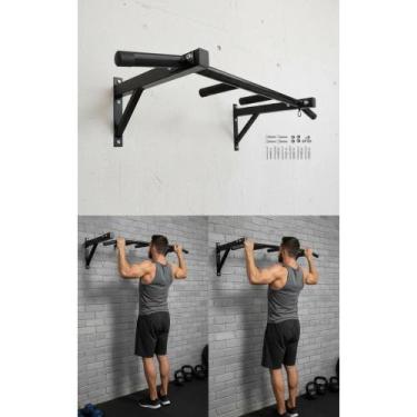 Imagem de 2x Barra Fixa Exercícios Parede Puxar 250kg Ajustável - Congratulation